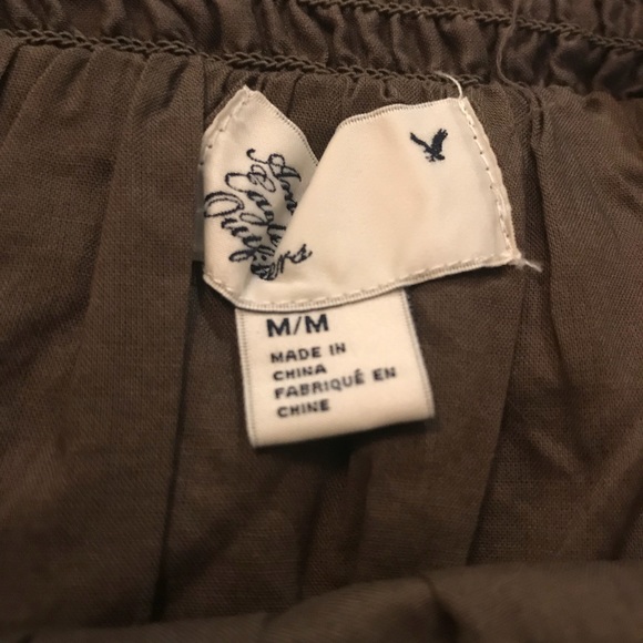 Olive Green Beaded Medium Skirt Fun & Flirty - Picture 5 of 8